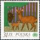 Colnect-1959-039-Roe-Deer-Capreolus-capreolus-European-Bison-Bison-bonasu.jpg