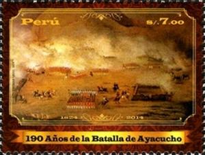 Colnect-2795-939-190th-Anniversary-of-the-Battle-of-Ayacucho.jpg