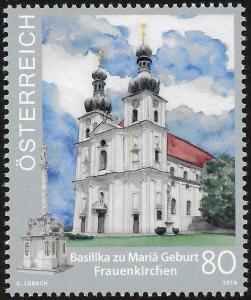 Colnect-5120-647-Birth-of-Maria-Basilica-Frauenkirchen-Burgenland.jpg