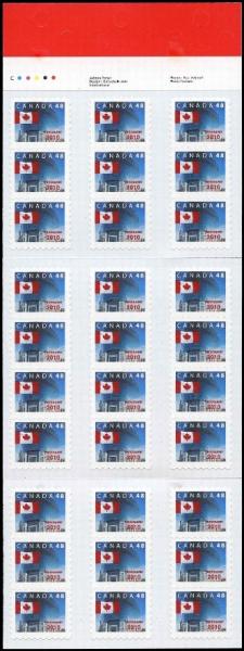 Colnect-2972-354-Flag-in-front-of-Canada-Post-Ottawa-overprint-Vancouver-2010.jpg