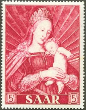 Colnect-438-290-Holbein--Madonna-of-the-town-major-of-Basel-.jpg