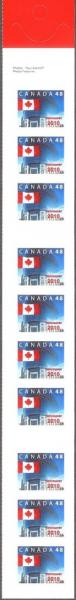 Colnect-2972-338-Flag-in-front-of-Canada-Post-Ottawa-overprint-Vancouver-2010.jpg