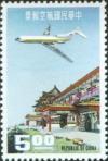 Colnect-1776-121-Boeing-727-100-over-Chi-Lin-Pavilion-Grand-Hotel-Taipei.jpg
