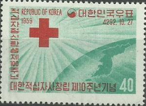 Colnect-2701-780-Red-cross-and-Korea-map.jpg