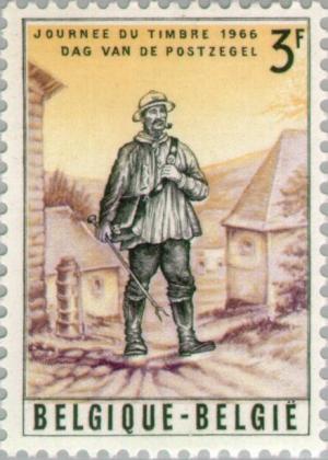 Colnect-184-737-Stamp-Day-1966-Postman-1852.jpg