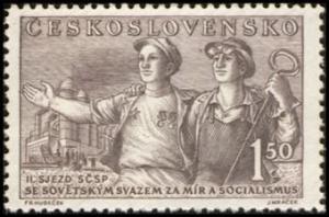 Colnect-490-127-Czech-and-Soviet-steel-workers.jpg