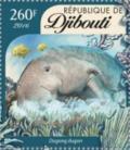 Colnect-4549-152-One-dugong-on-sea-floor-two-fish-at-upper-left.jpg