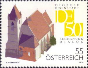 Colnect-2398-629-Diocese-of-Eisenstadt-50th-anniversary.jpg