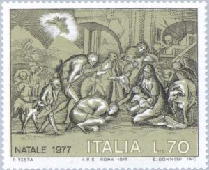 Colnect-173-870--Adoration-of-the-Shepherds--by-Pietro-Tiesta-1611-1650.jpg