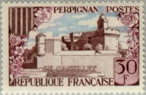 Colnect-144-186-Perpignan-Castle.jpg