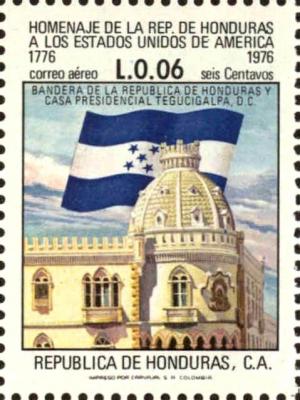 Colnect-4965-035-Flag-of-Honduras-over-Presidential-Palace-Tegucigalpa.jpg
