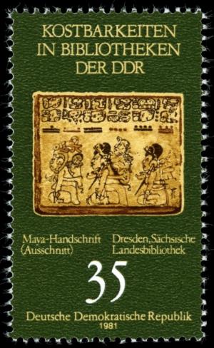 Colnect-1981-172-Mayan-Manuscript-detail-Saxon-State-Library-Dresden.jpg