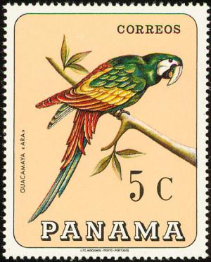 Colnect-791-950-Chestnut-fronted-Macaw-Ara-severa.jpg
