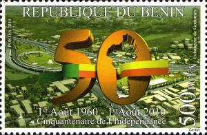 Colnect-3083-214-50th-anniv-of-the-Independence-of-Benin.jpg