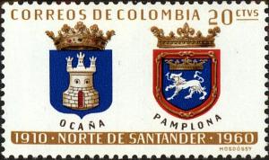 Colnect-3892-499-Arms-of-Oca%C3%B1a-and-Pamplona.jpg
