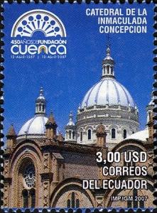 Colnect-1250-308-450th-Anniversary-of-the-Founding-of-Cuenca---Catedral-de-la.jpg