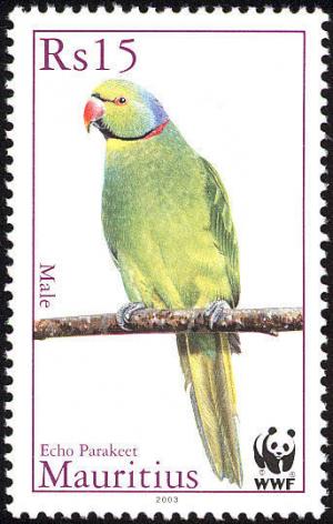 Colnect-760-734-Mauritius-Echo-Parakeet-Psittacula-echo.jpg
