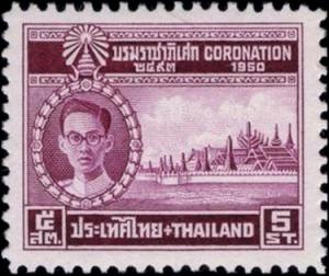 Colnect-2590-358-King-Bhumibol-Adulyadej-and-Palace.jpg