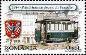 Colnect-1351-935-First-electric-tram-from-Frankfurt-1884.jpg