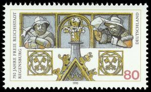 Stamp_Germany_1995_Briefmarke_Regensburg.jpg