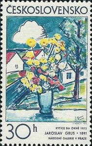 Colnect-414-023-Flowers-in-Window-by-Jaroslav-Grus-1972.jpg