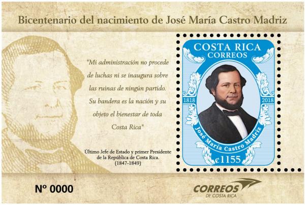 Colnect-5177-678-Bicentenary-of-birth-of-Jose-Maria-Castro-Madriz.jpg