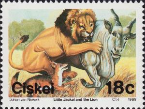 Colnect-3565-073-Folklore-Legend-of-Little-Jackal-and-Lion-Hunting-eland.jpg