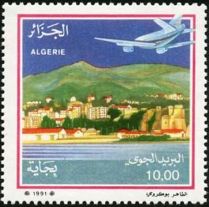 Colnect-583-832-Plane-over-Bejaia.jpg