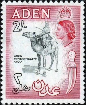 Colnect-1570-944-Aden-Protectorate-Levy-Dromedary-Camelus-dromedarius.jpg