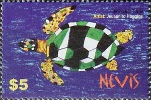 Colnect-5837-421--Hawksbill-Turtle-in-water--Jeuaunito-Huggins.jpg