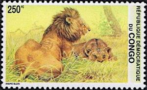 Colnect-5492-279-Lion-and-lioness.jpg