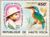 Colnect-1750-132-Albert-Schweitzer-and-Malachite-Kingfisher-Corythornis-cris.jpg