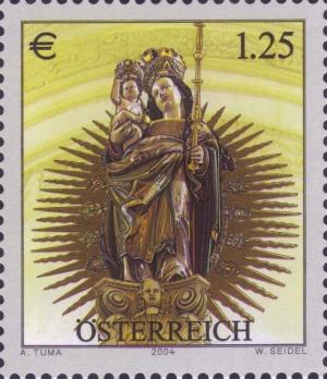 Colnect-2396-608-Madonna-on-the-Marian-column-Mariazell-Styria.jpg