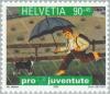 Colnect-141-460-Boy-with-umbrella---dog-in-the-rain.jpg