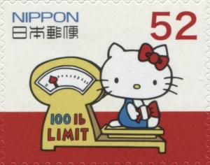Colnect-3046-258-HELLO-KITTY-measuring-weight-on-a-scale.jpg
