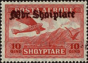 Colnect-3907-421-Airplane-Crossing-Mountains-overprinted-in-red-brown.jpg