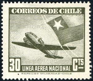 Colnect-2726-814-Plane-and-Chilean-flag.jpg