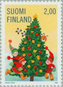 Colnect-160-493-Children-dancing-around-the-christmas-tree.jpg