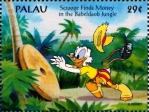 Colnect-3511-154-Scrooge-finding-money-in-Babeldaob-jungle.jpg