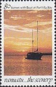 Colnect-1237-659-Boat-in-the-Bay-of-Port-Vila.jpg