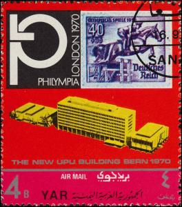 Colnect-5658-353-Philympia-London-1970-and-new-UPU-headquarters.jpg