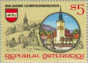 Colnect-137-446-850th-Anniversary-of-Gumpoldskirchen-Lower-Austria.jpg