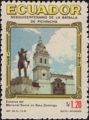 Colnect-4003-567-Statue-of-Sucre-Santo-Domingo.jpg