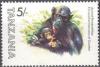 Colnect-1075-429-Chimpanzee-Pan-troglodytes-Fifi-with-Young---Gombe.jpg