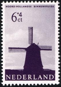 Colnect-2192-874-Polder-mill-from-the-North-Holland-province.jpg