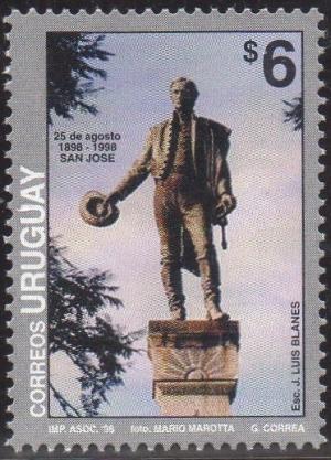Colnect-1233-345-First-monument-of-Gral-Artigas.jpg