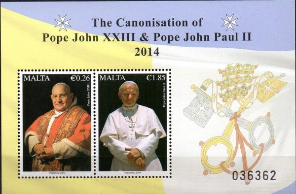 Colnect-2517-286-The-Canonisation-of-Pope-John-XXIII-and-Pope-John-Paul-II.jpg