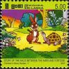 Colnect-552-680-Hare-and-the-tortoise-at-the-starting-line.jpg