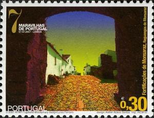 Colnect-579-419-Seven-Wonders-of-Portugal---Monsaraz-Fortifications.jpg