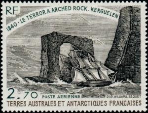 Colnect-888-083-Sailboat--The-Terror--at-Arched-Rock-Kerguelen-1840.jpg